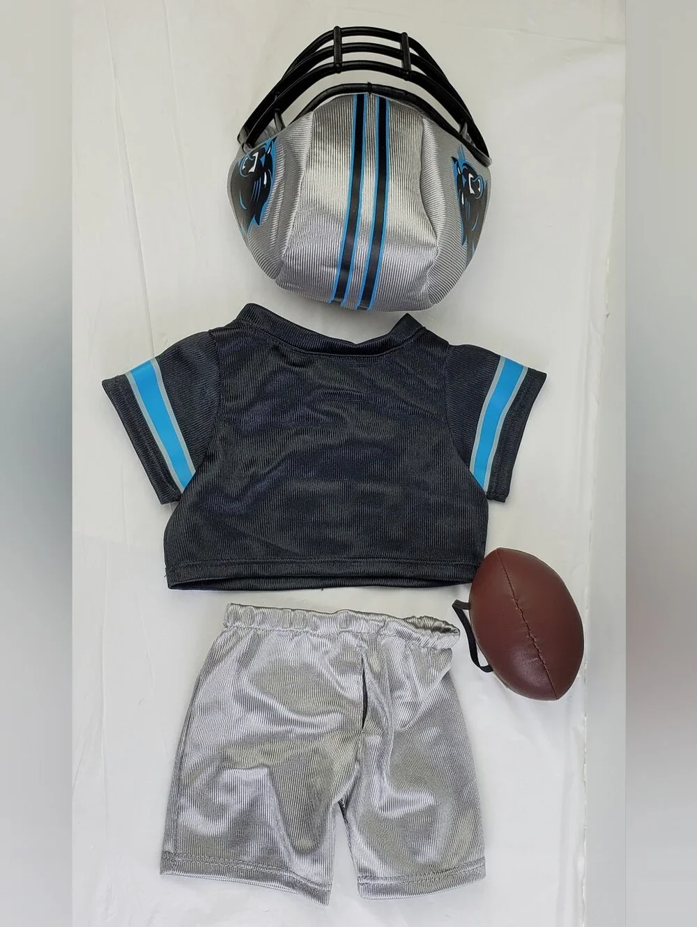 Build-A-Bear BABW NFL Carolina Panthers Football Outfit Helmet Football NO TAGS